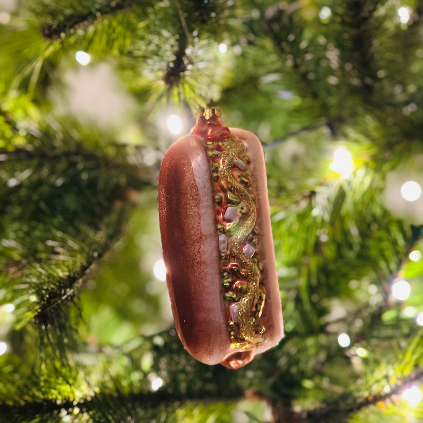 Kerstbal Hotdog