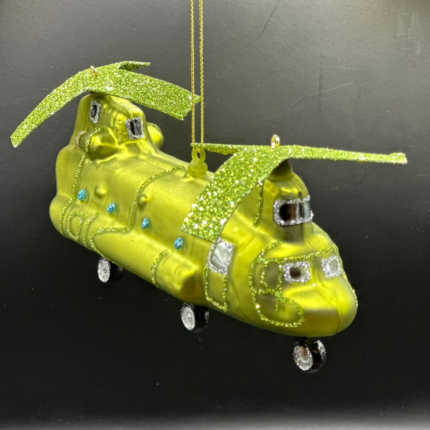 Kerstbal Chinook helicopter