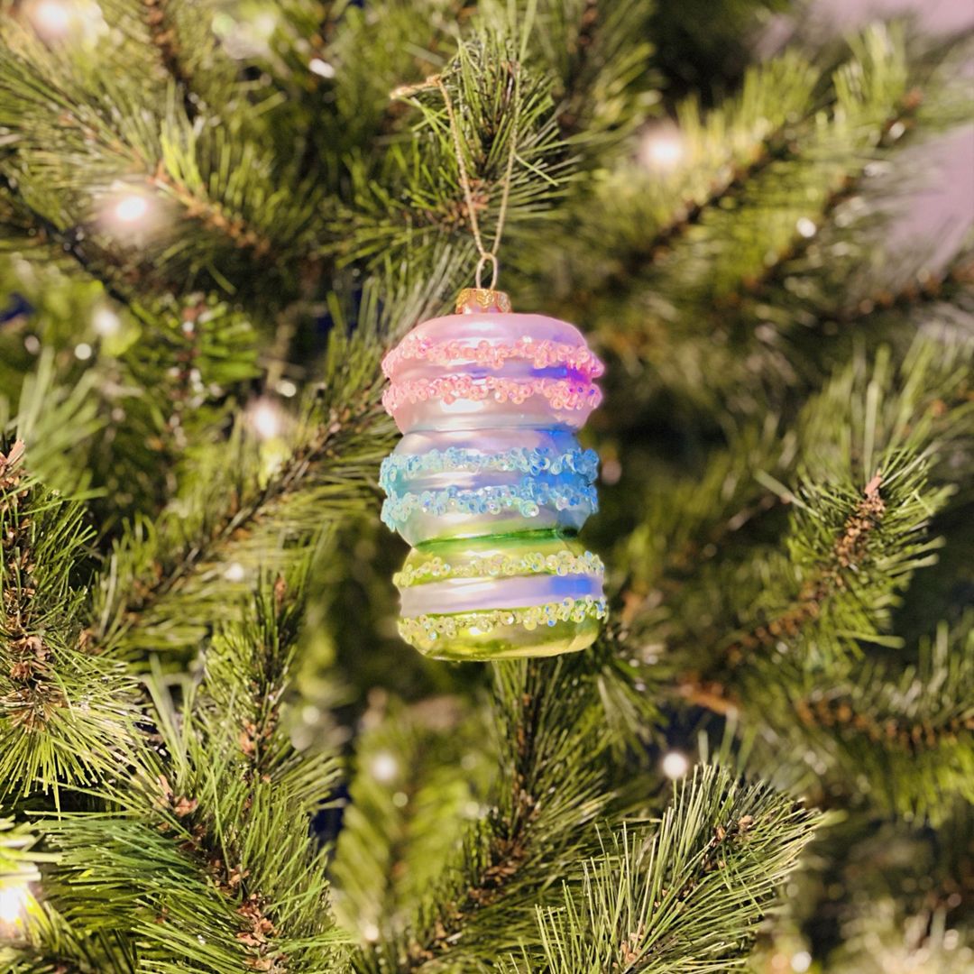 Kerstbal Macarons