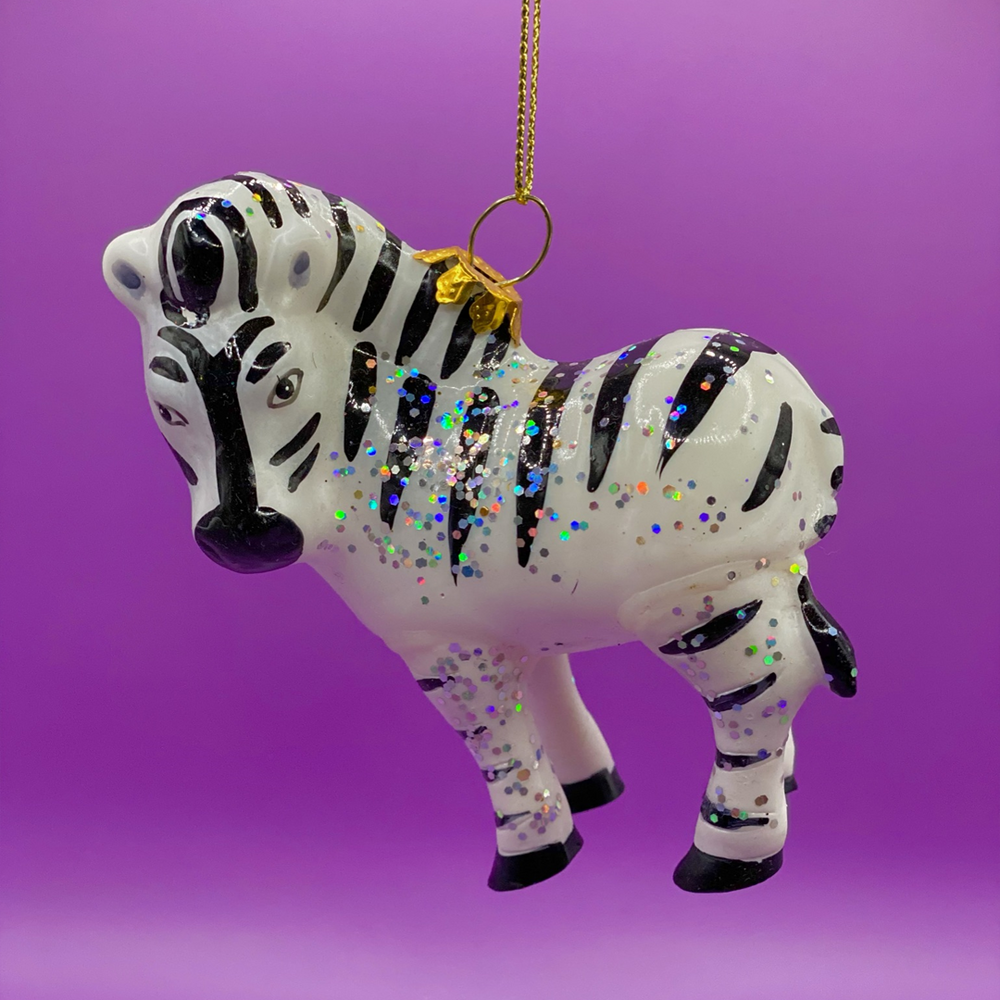 Kerstbal Zebra