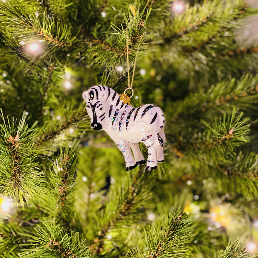 Kerstbal Zebra